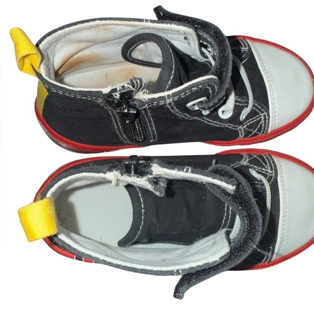 Mickey Mouse Toddler Hi Top Sneakers Size 11 - Picture 5 of 8
